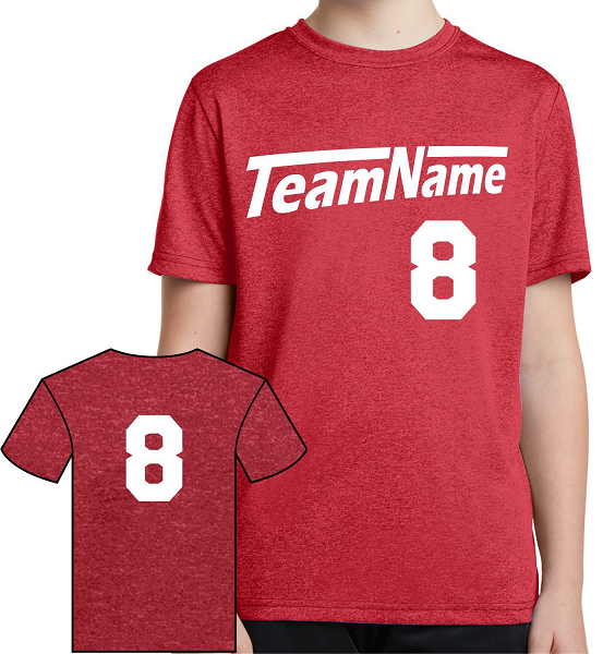 Full customized design :SU Youth Heather Contender Custom Sports T-Shirt (12-min)