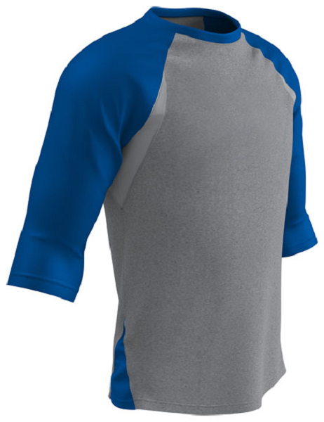 Full customized design :Mens  3/4 Sleeve hockey Shirt - Design Online or Buy It Blank